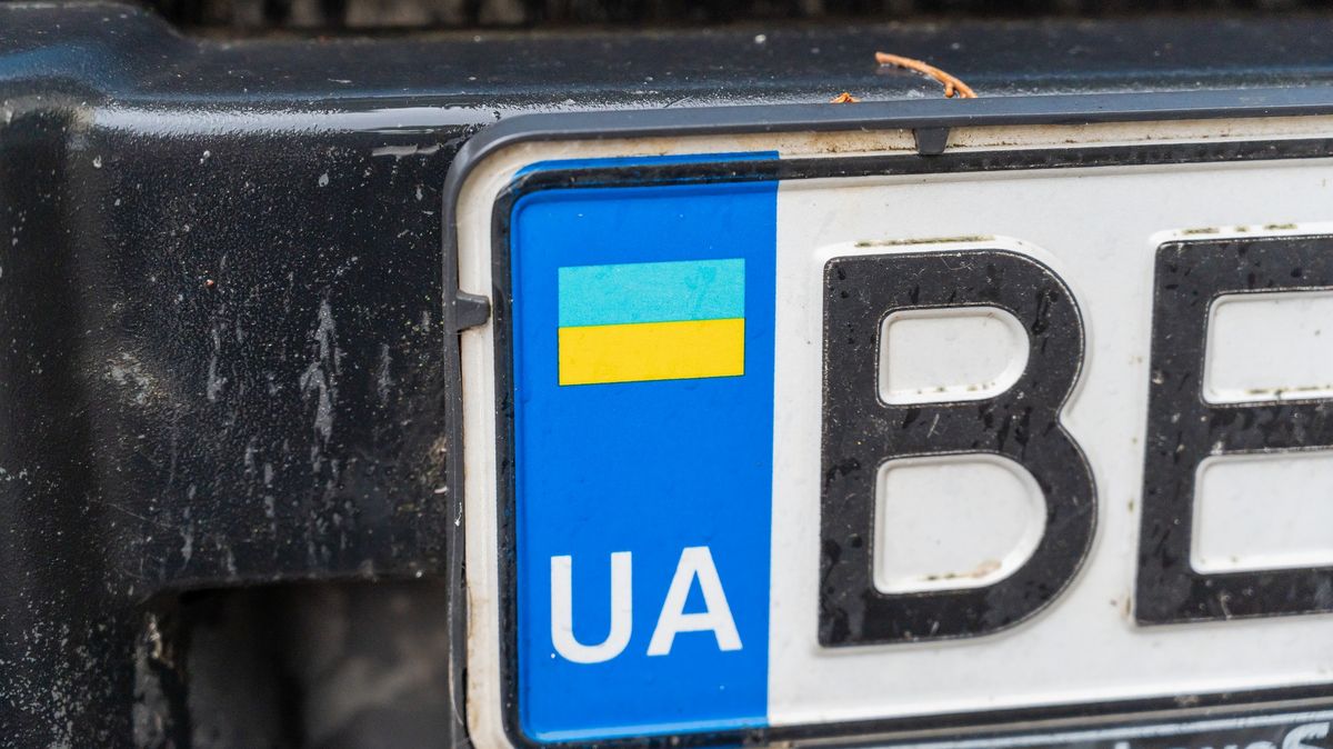 V Česku je dosud registrovaných 3886 ukrajinských aut